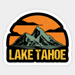 Lake Tahoe Vintage Nevada Retro Sticker